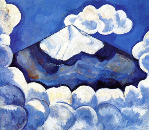 Popocatetl, Spirited Morning Mexico By Marsden Hartley