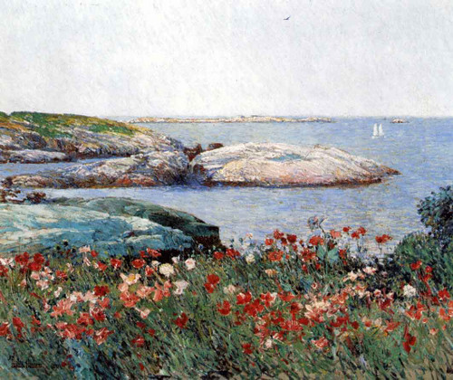 Poppies, Isles Of Shoals 1 By Frederick Childe Hassam  By Frederick Childe Hassam Poppies, Isles Of Shoals 1 By Frederick Childe Hassam  By Frederick Childe Hassam