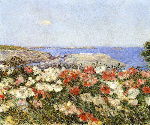 Poppies On The Isles Of Shoals By Frederick Childe Hassam  By Frederick Childe Hassam Poppies On The Isles Of Shoals By Frederick Childe Hassam  By Frederick Childe Hassam
