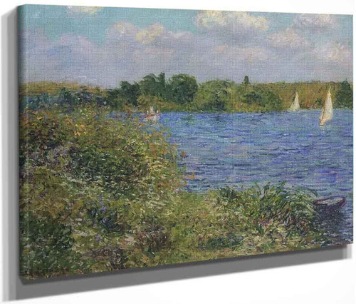 Port Joie At The Seine By Gustave Loiseau By Gustave Loiseau