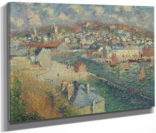 Port Of Fecamp 1 By Gustave Loiseau By Gustave Loiseau