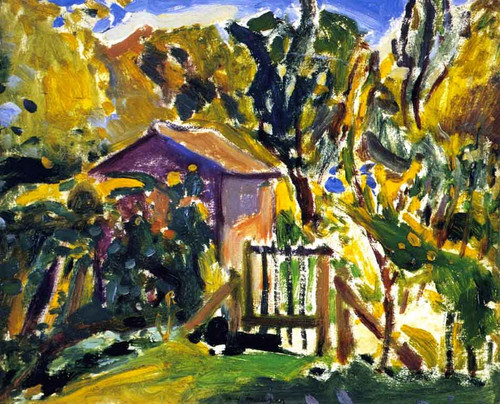 Porte De Ferme By Alfred Henry Maurer By Alfred Henry Maurer