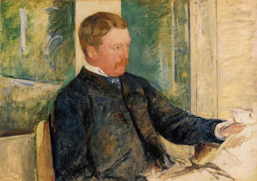 Portrait Of Alexander J. Cassatt1 By Mary Cassatt By Mary Cassatt