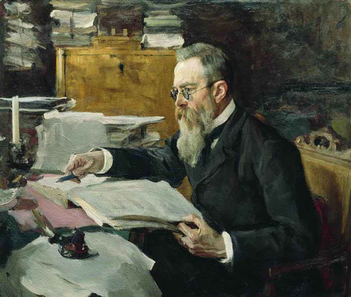 Portrait Of Composer Nikolai Rimsky Korsakov By Valentin Serov