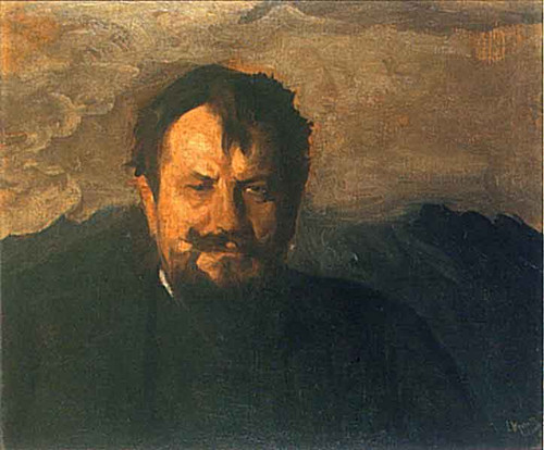 Portrait Of Jan Kasprowicz By Leon Jan Wyczolkowski