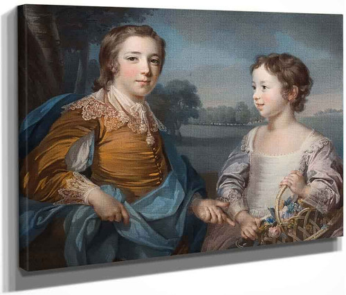 Portrait Of Joseph Gulston And His Brother John Gulston By Francis Cotes, R.A. By Francis Cotes, R.A.