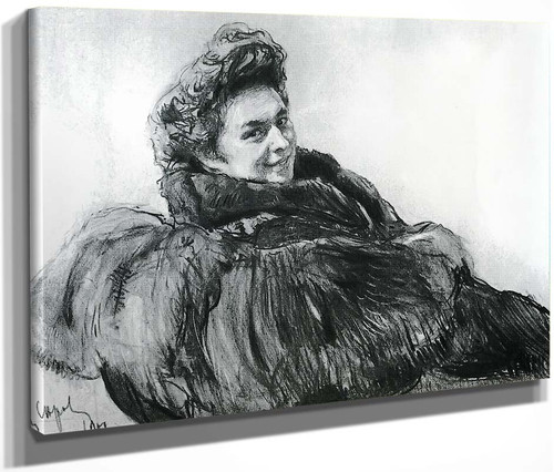 Portrait Of Vera Eiloti By Valentin Serov