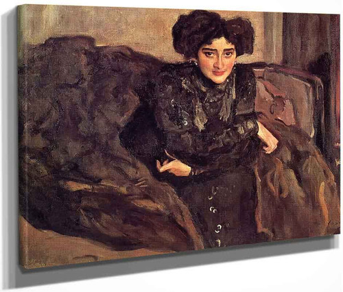 Portrait Of Yevdokia Loseva By Valentin Serov