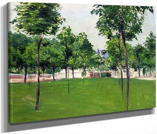 Promenade At Argenteuil By Gustave Caillebotte By Gustave Caillebotte