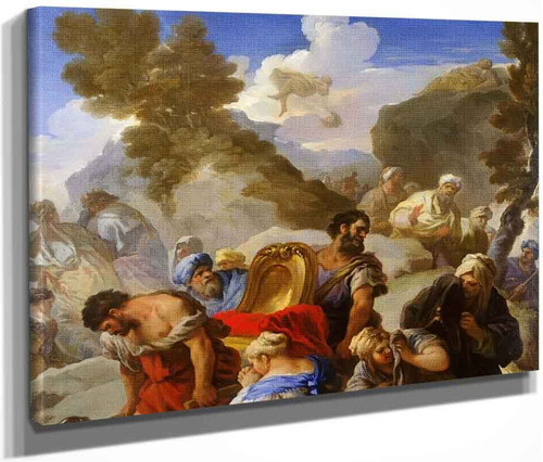 Psyche Exposed On A Rock By Luca Giordano, Aka Luca Fa Presto By Luca Giordano