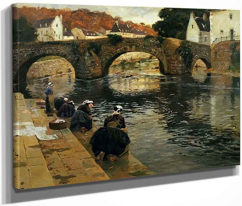 Quimperle By Fritz Thaulow