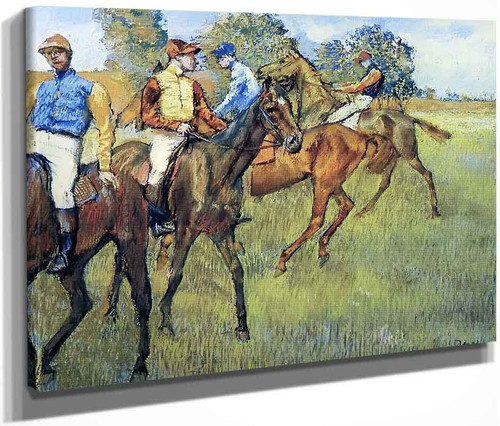 Race Horses1 By Edgar Degas By Edgar Degas