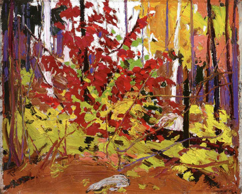 Red Sumac By Tom Thomson(Canadian, 1877 1917)