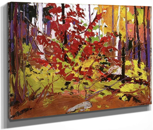 Red Sumac By Tom Thomson(Canadian, 1877 1917)