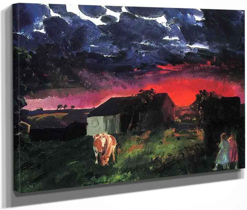 Red Sun By George Wesley Bellows By George Wesley Bellows