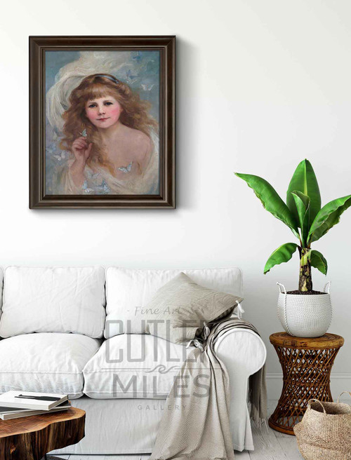 Bacchante With Butterflies By Beatrice Offor