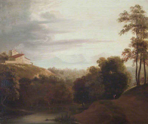 River Landscape By John Hoppner