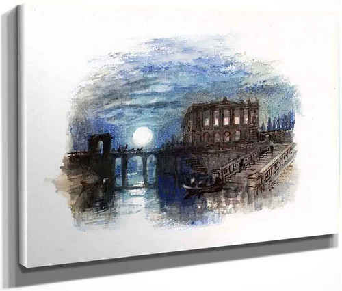 Rogers's 'Italy' A Villa On The Night Of A Festa Di Ballo By Joseph Mallord William Turner