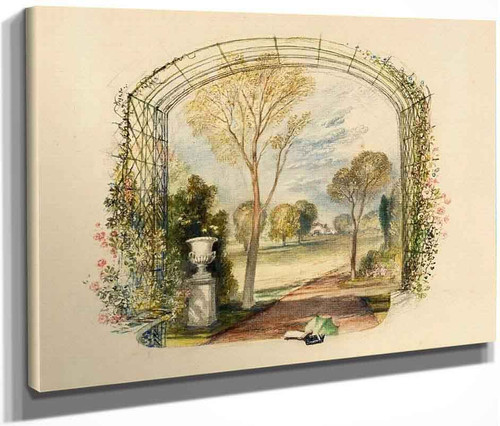 Rogers's 'Poems' St Anne's Hill Ii, In The Garden By Joseph Mallord William Turner