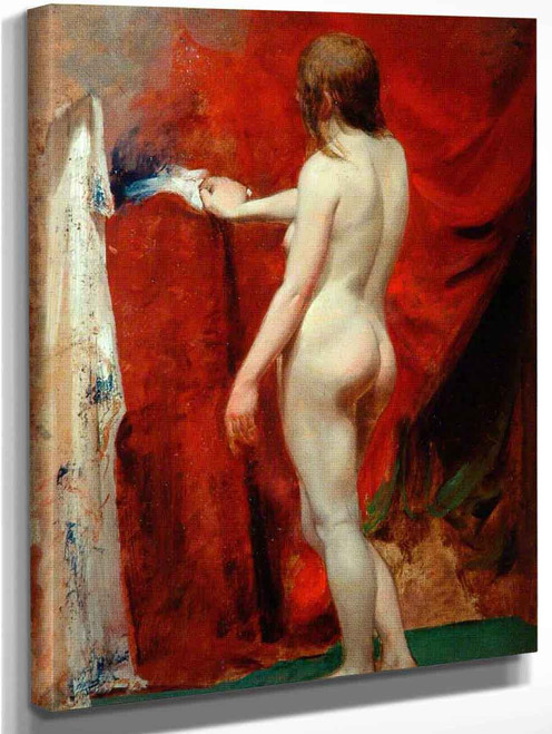 Back View Of A Woman By William Etty By William Etty