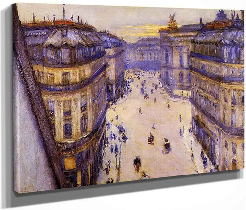 Rue Halevy, Seen From The Sixth Floor By Gustave Caillebotte By Gustave Caillebotte