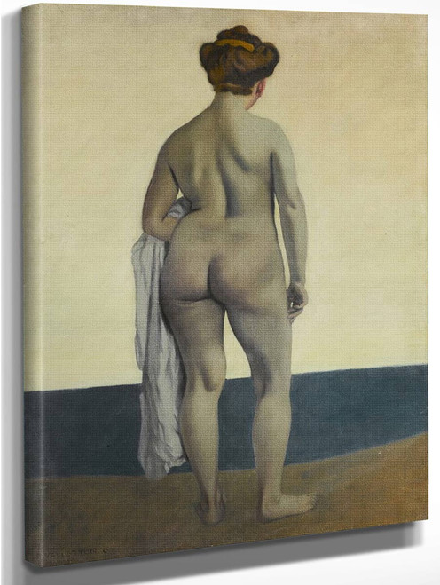 Baigneuse Vue De Dos By Felix Vallotton