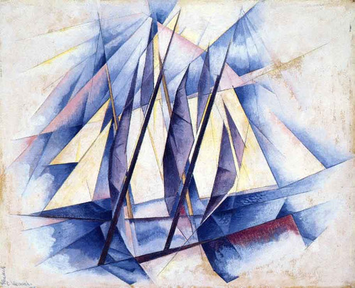 Sail In Two Movements By Charles Demuth By Charles Demuth