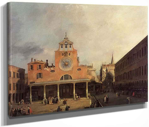 San Giacomo De Rialto By Canaletto By Canaletto