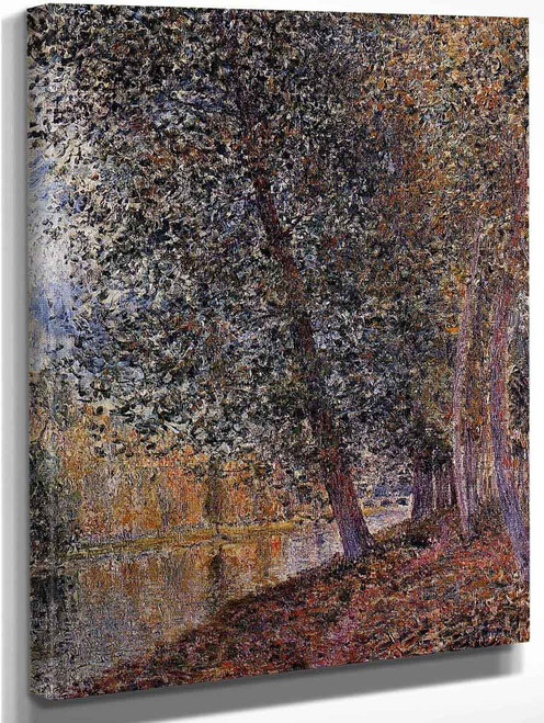Banks Of The Loing, Autumn By Alfred Sisley