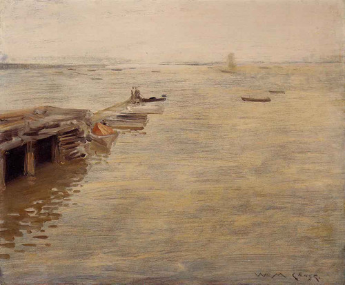 Seashore By William Merritt Chase By William Merritt Chase