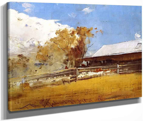 Shearing Shed, Newstead By Tom Roberts