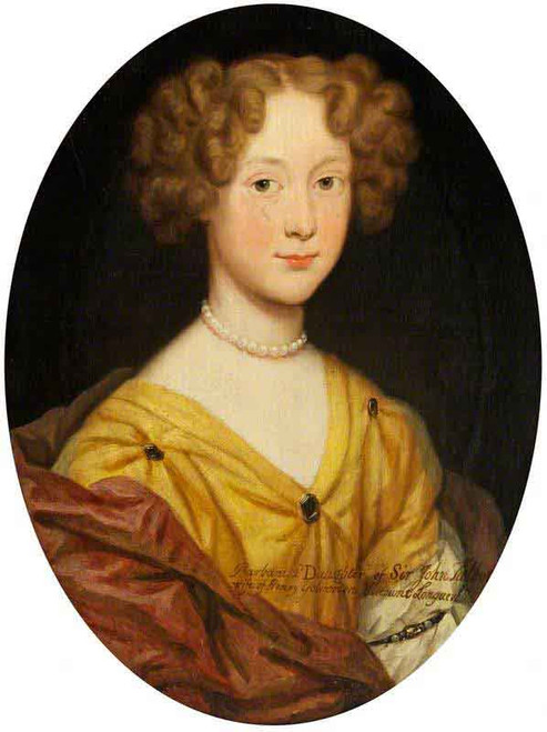 Barbara Talbot, Viscountess Longueville, As A Girl By Sir Godfrey Kneller, Bt.  By Sir Godfrey Kneller, Bt.
