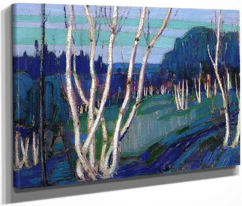 Silver Birches By Tom Thomson(Canadian, 1877 1917)