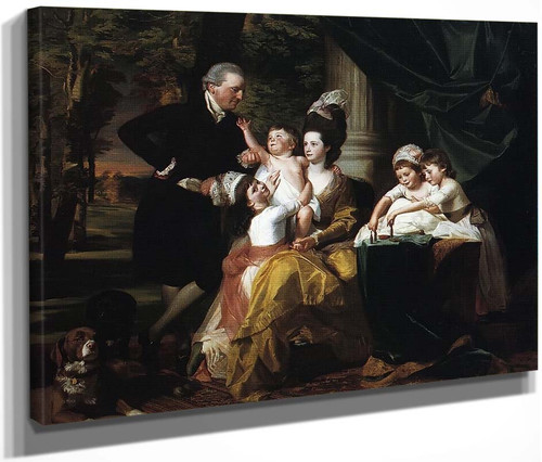 Sir William Pepperrell And Family By John Singleton Copley By John Singleton Copley