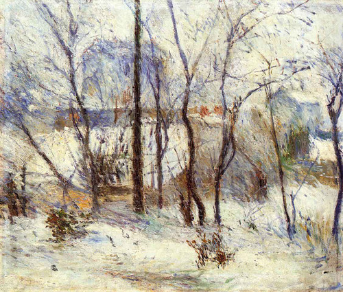 Snow At Vaugirard By Paul Gauguin  By Paul Gauguin