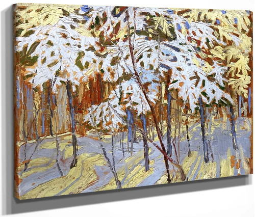 Snow Covered Trees By Tom Thomson(Canadian, 1877 1917)