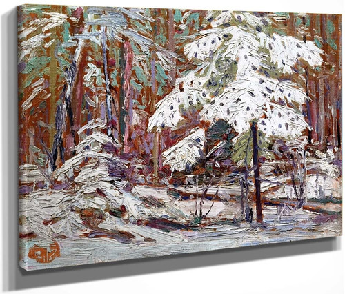 Snow In The Woods By Tom Thomson(Canadian, 1877 1917)