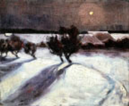 Snow Landscape In The Moonlight By Max Beckmann By Max Beckmann Snow Landscape In The Moonlight By Max Beckmann By Max Beckmann
