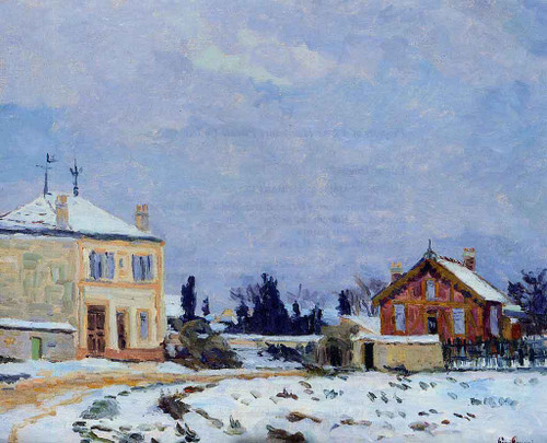 Snow By Armand Guillaumin Snow By Armand Guillaumin