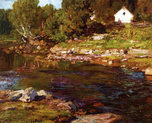 Souvenir Of Canada By Edward Potthast By Edward Potthast