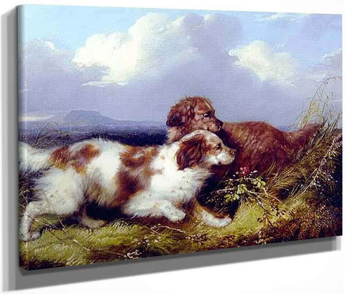 Spaniels Flushing Game By George Armfield