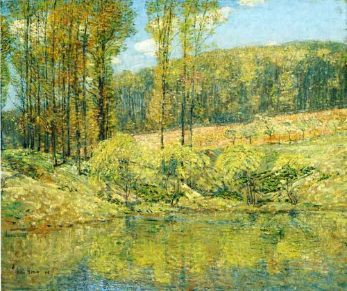 Spring, Navesink Highlands By Frederick Childe Hassam  By Frederick Childe Hassam