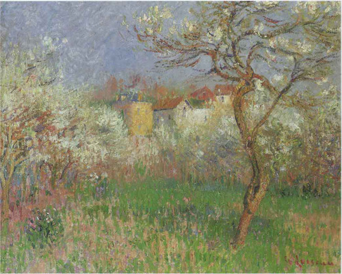 Spring, Near Pontoise By Gustave Loiseau By Gustave Loiseau