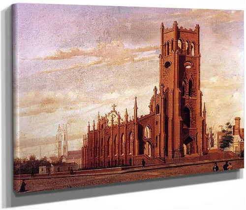 St. Finebar's Church, Broad Street, Charleston By William Aiken Walker