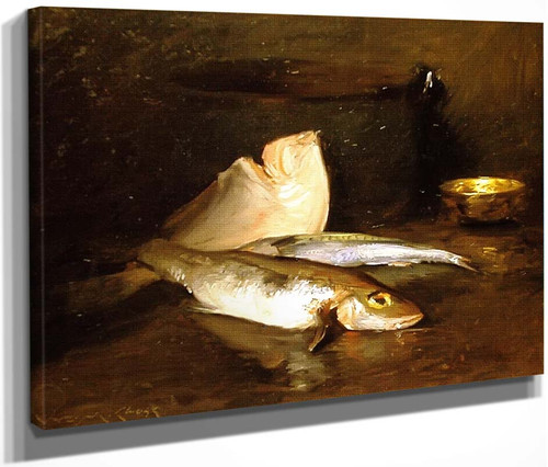 Still Life With Fish 31 By William Merritt Chase By William Merritt Chase