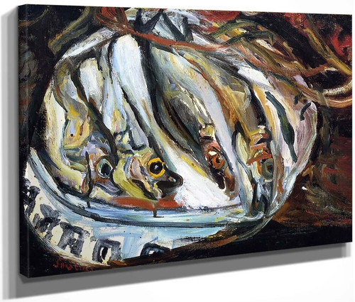 Still Life With Fish By Chaim Soutine