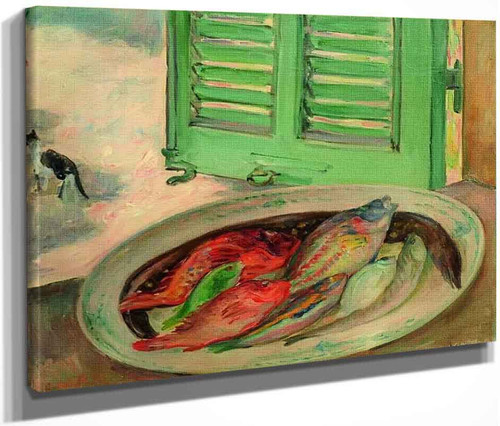 Still Life With Fish By Henri Lebasque By Henri Lebasque