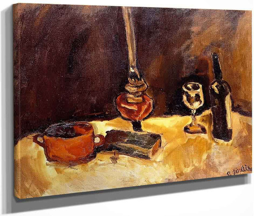 Still Life With Lamp By Chaim Soutine