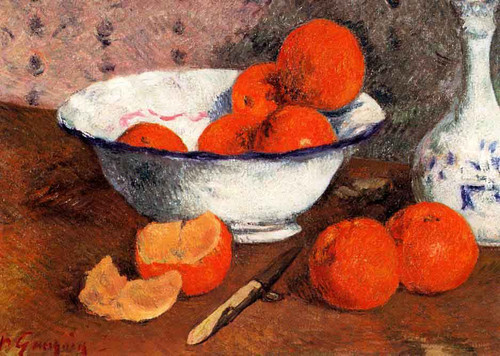 Still Life With Oranges By Paul Gauguin  By Paul Gauguin