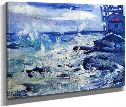 Storm At Capo D'ampeglio By Lovis Corinth By Lovis Corinth